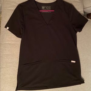 Figs Scrubs XS Women’s Black Casma Top